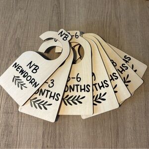 Wooden Baby Closet Dividers